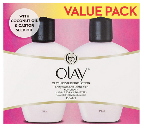 Olay Moisturising Lotion 2 x 150mL Set Olay Moisturising Lotion 2 x 150mL Set
