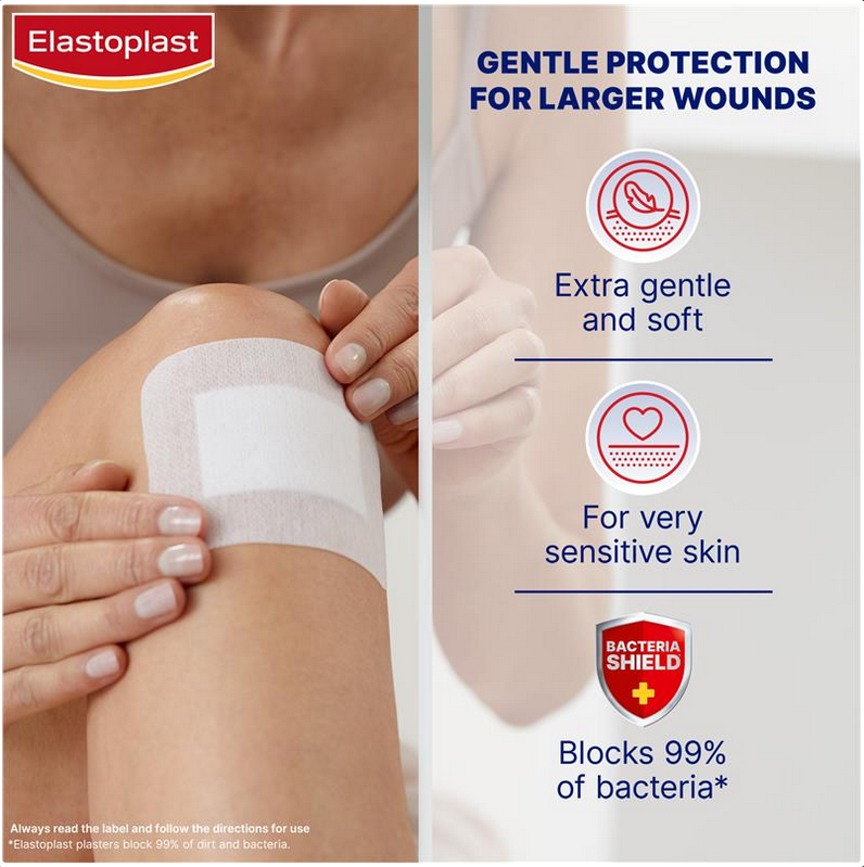 Elastoplast Sensitive 3XL Sterile 10 x 15 cm Dressings 5 Pack