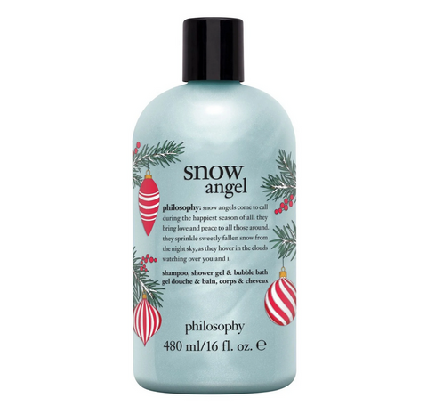 Philosophy Snow Angel Shampoo, Shower Gel & Bubble Bath 480mL Philosophy Snow Angel Shampoo, Shower Gel & Bubble Bath 480mL