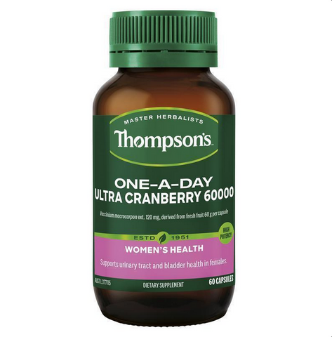 Thompson's One-A-Day Ultra Cranberry 60000 60 Capsules Thompson's One-A-Day Ultra Cranberry 60000 60 Capsules