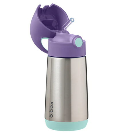 B.Box Insulated Drink Bottle 350mL - Lilac Pop B.Box Insulated Drink Bottle 350mL - Lilac Pop