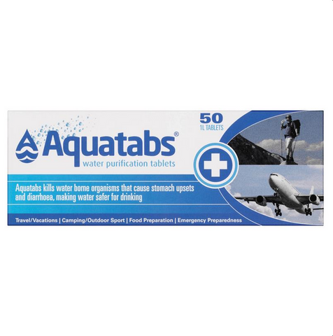 Aquatabs Water Purification 50 Tablets Aquatabs Water Purification 50 Tablets