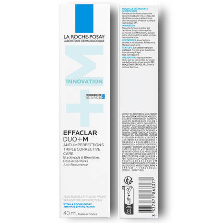 La RochePosay Effaclar Duo+M Anti Imperfections Moisturiser 40mL Better Value Pharmacy