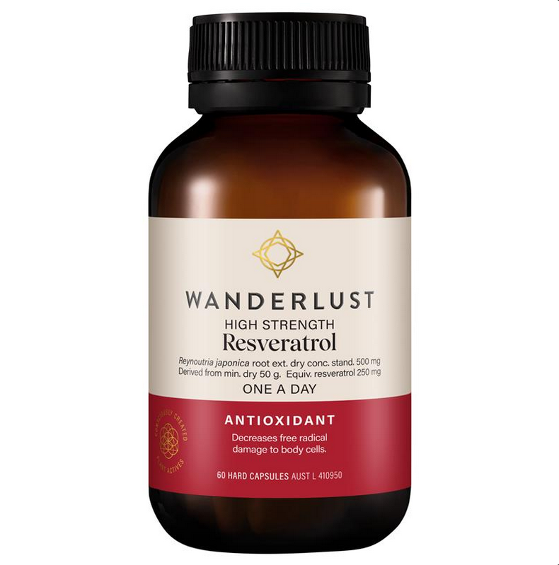Wanderlust Resveratrol 60 Capsules