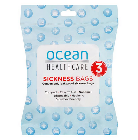 Ocean Sickness Bags 3 Pack Ocean Sickness Bags 3 Pack