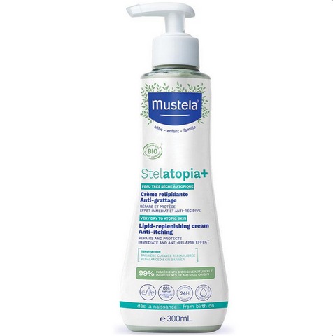 Mustela Stelatopia+ Lipid Replenishing Cream 300mL Mustela Stelatopia+ Lipid Replenishing Cream 300mL