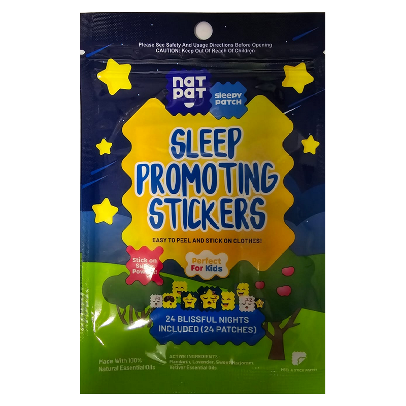 The Natural Patch Co. (NATPAT) Sleepy Patch Organic Sleep Promoting Stickers x 24 Pack