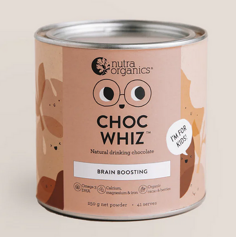 Nutra Organics Choc Whiz 250g Nutra Organics Choc Whiz 250g