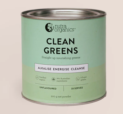 Nutra Organics Clean Greens 200g Nutra Organics Clean Greens 200g
