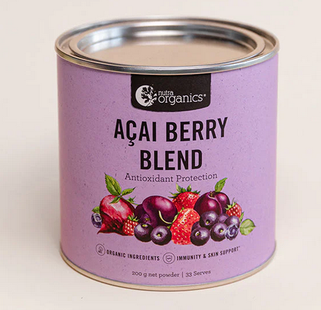 Nutra Organics Acai Berry Blend 200g Nutra Organics Acai Berry Blend 200g