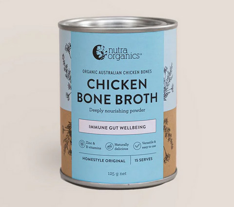 Nutra Organics Chicken Bone Broth Homestyle Original 125g Nutra Organics Chicken Bone Broth Homestyle Original 125g