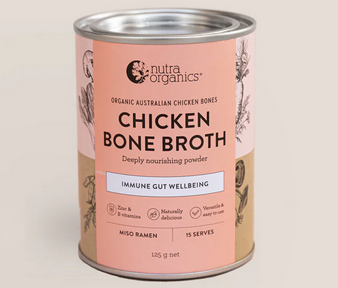 Nutra Organics Chicken Bone Broth Miso Ramen 125g Nutra Organics Chicken Bone Broth Miso Ramen 125g