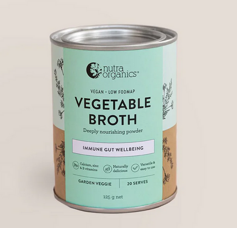 Nutra Organics Vegetable Broth Garden Veggie 125g Nutra Organics Vegetable Broth Garden Veggie 125g