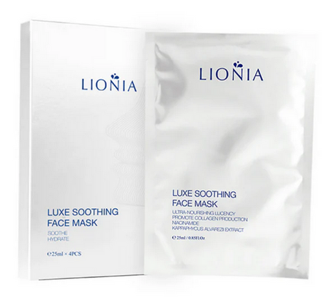 Lionia Luxe Soothing Face Mask 25mL x 4 Packs Lionia Luxe Soothing Face Mask 25mL x 4 Packs