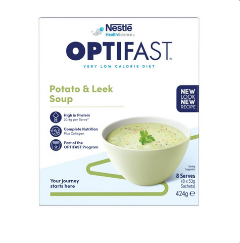 OPTIFAST VLCD Soup Potato Leek 8 x 53g OPTIFAST VLCD Soup Potato Leek 8 x 53g