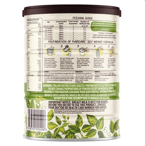 Karicare Soy Baby Infant Formula From Birth to 12 Months 900g Karicare Soy Baby Infant Formula From Birth to 12 Months 900g