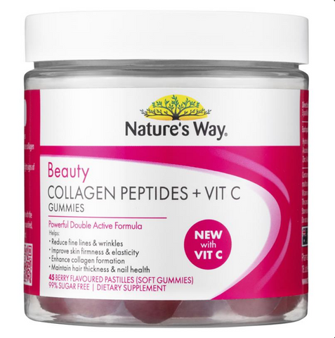 Nature's Way Beauty Collagen Peptides + Vit C 45 Gummies Nature's Way Beauty Collagen Peptides + Vit C 45 Gummies