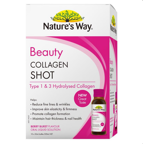 Nature's Way Beauty Collagen Shot 10 x 50mL Bottles Nature's Way Beauty Collagen Shot 10 x 50mL Bottles