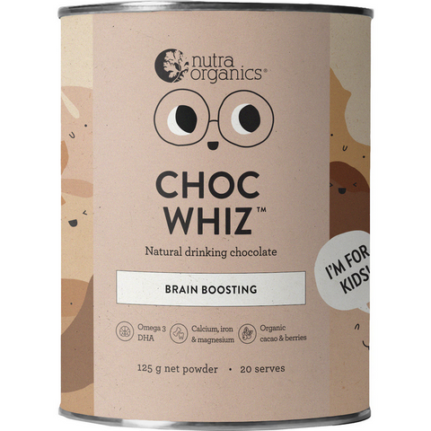Nutra Organics Choc Whiz 125g Nutra Organics Choc Whiz 125g