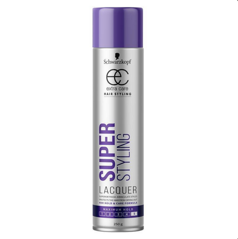 Schwarzkopf Extra Care Super Styling Lacquer Extreme Hold 250g Schwarzkopf Extra Care Super Styling Lacquer Extreme Hold 250g