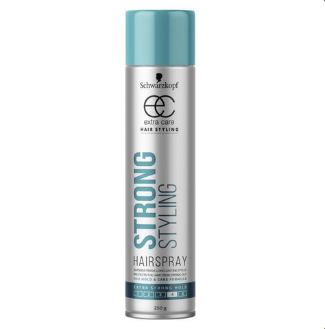 Schwarzkopf Extra Care Strong Styling Hairspray Maximum Hold 250g Schwarzkopf Extra Care Strong Styling Hairspray Maximum Hold 250g