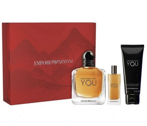 Giorgio Armani Emporio Armani Stronger With You Eau de Toilette 100mL 3 Piece Set Giorgio Armani Emporio Armani Stronger With You Eau de Toilette 100mL 3 Piece Set