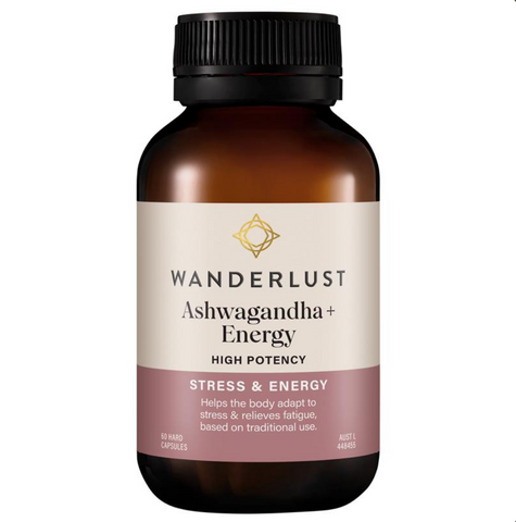 Wanderlust Ashwagandha + Energy 60 Capsules Wanderlust Ashwagandha + Energy 60 Capsules