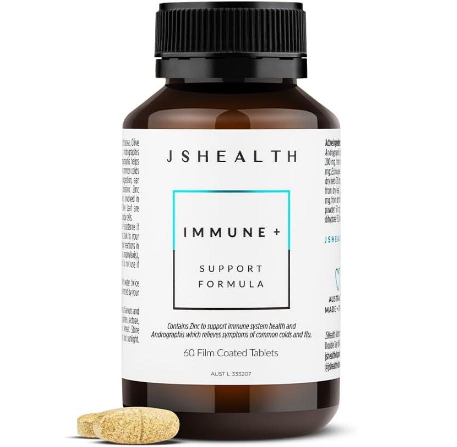 JSHEALTH Immune+ Support Formula 60 Tablets (Expiry 11/2025)