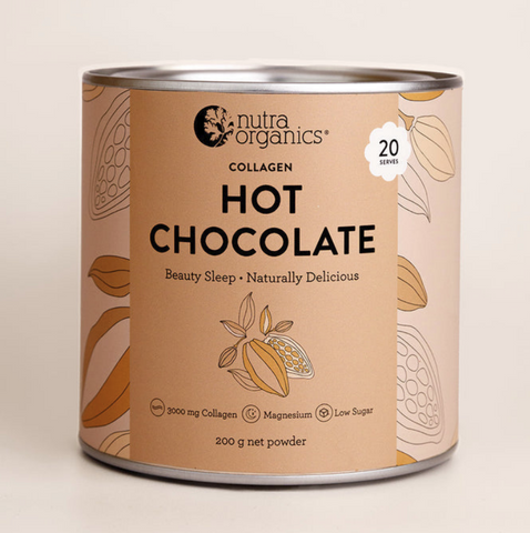 Nutra Organics Collagen Hot Chocolate 200g Nutra Organics Collagen Hot Chocolate 200g