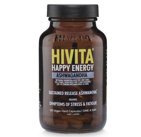 Hivita Happy Energy Ashwagandha 30 Capsules Hivita Happy Energy Ashwagandha 30 Capsules