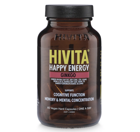 Hivita Happy Energy Ginkgo 60 capsules Hivita Happy Energy Ginkgo 60 capsules