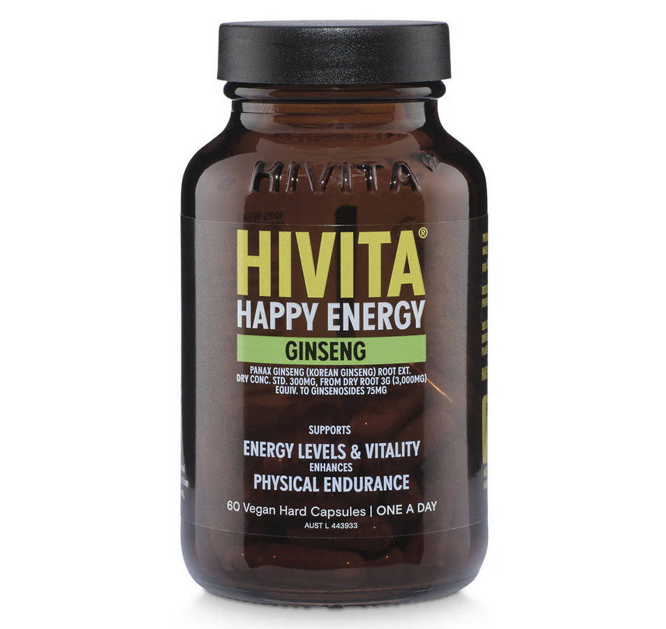 Hivita Happy Energy Ginseng 60 Capsules