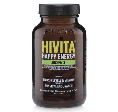 Hivita Happy Energy Ginseng 60 Capsules Hivita Happy Energy Ginseng 60 Capsules