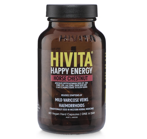 Hivita Happy Energy Horse chestnut 60 Capsules Hivita Happy Energy Horse chestnut 60 Capsules