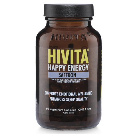 Hivita Happy Energy Saffron 60 Capsules Hivita Happy Energy Saffron 60 Capsules