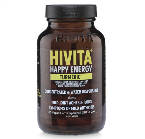 Hivita Happy Energy Turmeric 60 Capsules Hivita Happy Energy Turmeric 60 Capsules