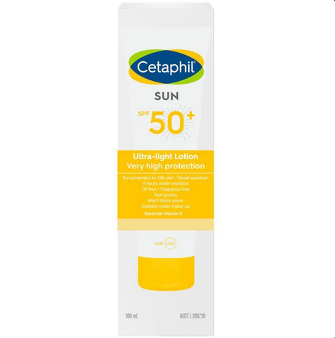 Cetaphil Sun SPF 50+ Ultra Light Lotion 100mL Cetaphil Sun SPF 50+ Ultra Light Lotion 100mL