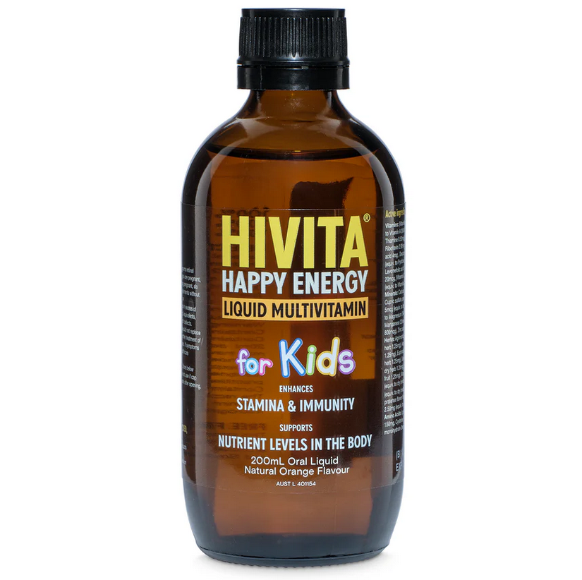 Hivita HAPPY ENERGY Liquid Multivitamin for Kids 200mL