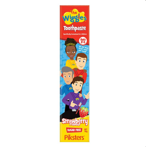 Piksters The Wiggles Kids Toothpaste Strawberry 2-5 Years 96g Piksters The Wiggles Kids Toothpaste Strawberry 2-5 Years 96g