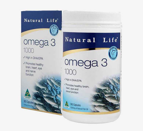 Natural Life Omega 3 1000mg 365 Capsules Natural Life Omega 3 1000mg 365 Capsules