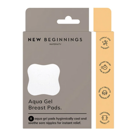 New Beginnings Disposable Aqua Gel Breast Pads 8 Pack New Beginnings Disposable Aqua Gel Breast Pads 8 Pack