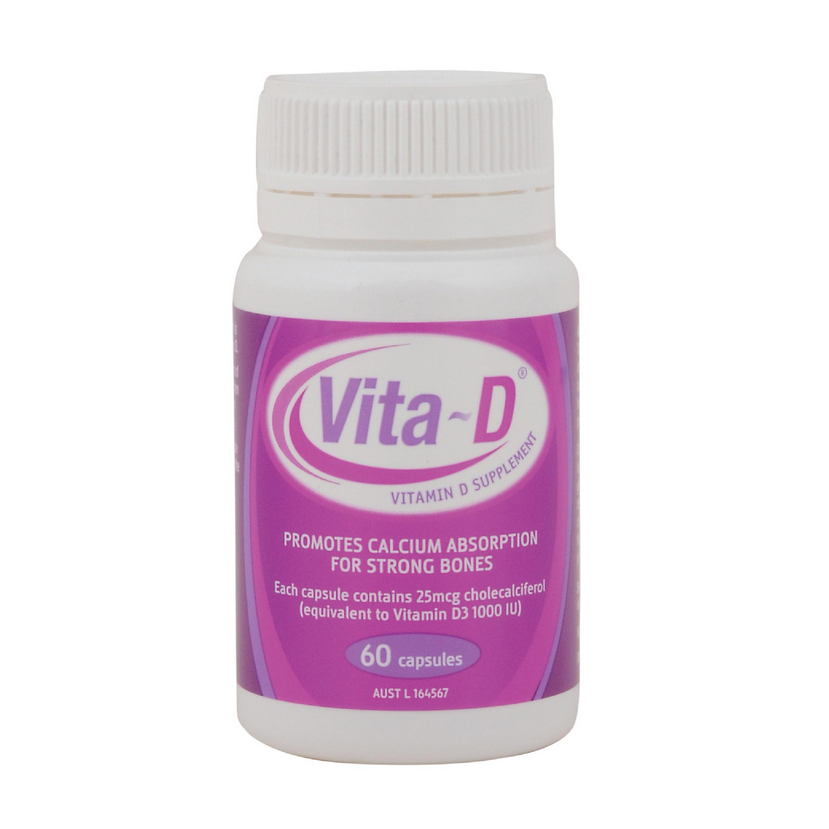 Vita-D Vitamin D3 Supplement 60 Capsules