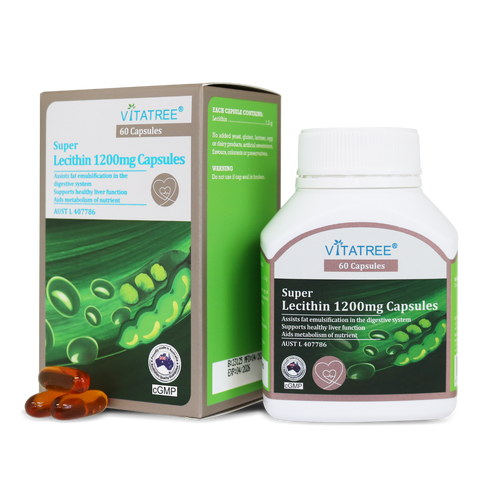 VITATREE Super Lecithin 1200mg 60 Capsules VITATREE Super Lecithin 1200mg 60 Capsules