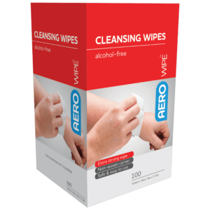 AEROWIPE Alcohol-Free Cleansing Wipes 100 Packs AEROWIPE Alcohol-Free Cleansing Wipes 100 Packs