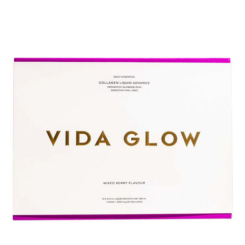 Vida Glow Collagen Liquid Advance Mixed Berry 12.4mL x 15 Sachets Vida Glow Collagen Liquid Advance Mixed Berry 12.4mL x 15 Sachets