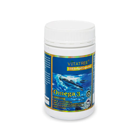 VITATREE Omega 3 1000mg 150 Capsules VITATREE Omega 3 1000mg 150 Capsules