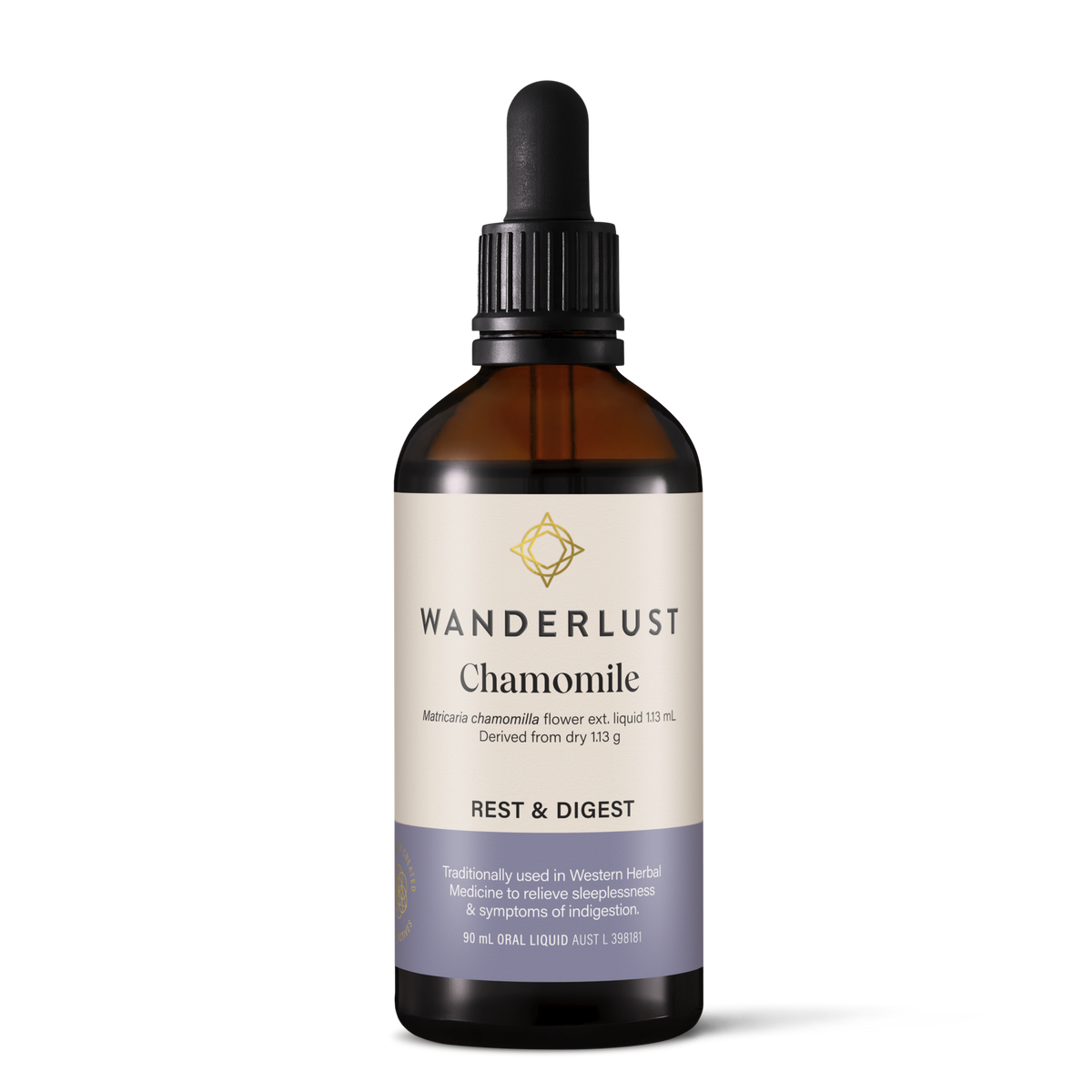 Wanderlust Chamomile Rest & Digest Oral Liquid 90mL