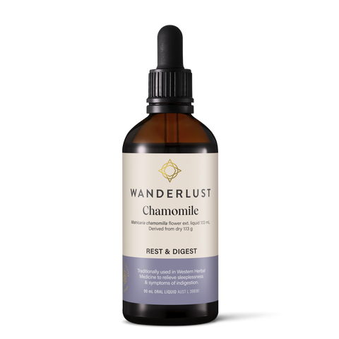Wanderlust Chamomile Rest & Digest Oral Liquid 90mL Wanderlust Chamomile Rest & Digest Oral Liquid 90mL