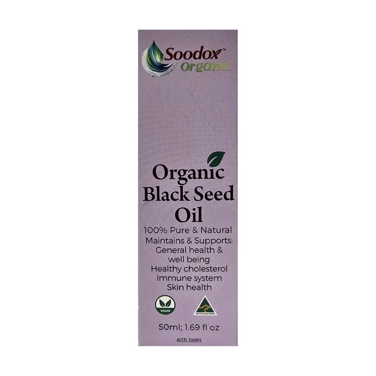 Soodox Organic Black Seed Oil 50mL