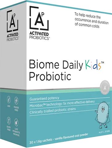 Activated Probiotics Biome Daily Kids Probiotic 30 Sachets Activated Probiotics Biome Daily Kids Probiotic 30 Sachets